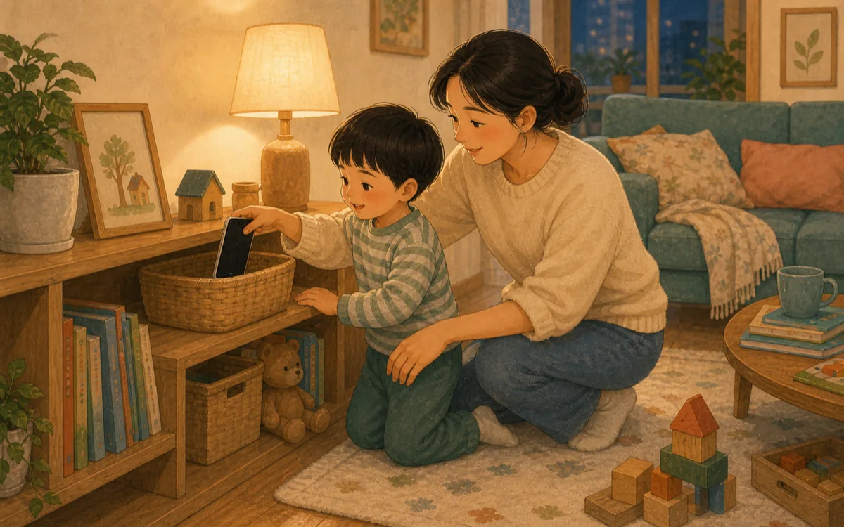 스마트폰 약속 요약 카드 표지